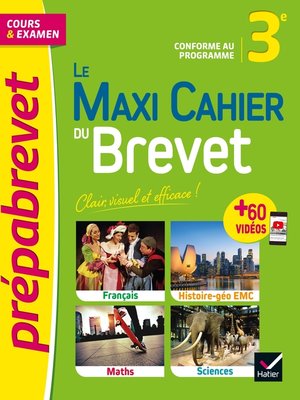 cover image of Le Maxi Cahier du Brevet--Prépabrevet--Brevet 2024